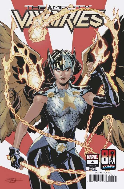 MIGHTY VALKYRIES #4 (OF 5) DODSON CAPTAIN AMERICA 80TH VARIANT