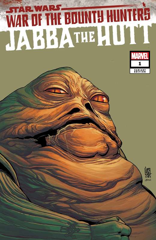 STAR WARS WAR BOUNTY HUNTERS JABBA HUTT #1 HEADSHOT VARIANT