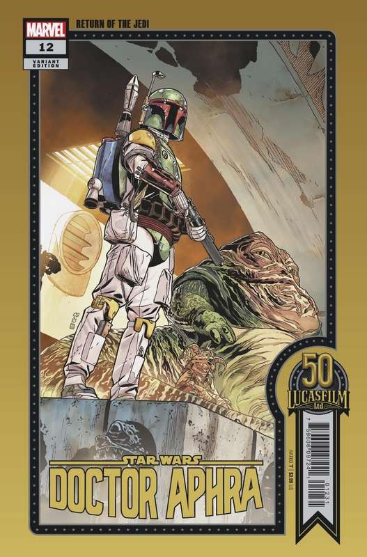 STAR WARS DOCTOR APHRA #12 SPROUSE LUCASFILM 50TH VARIANT WOBH