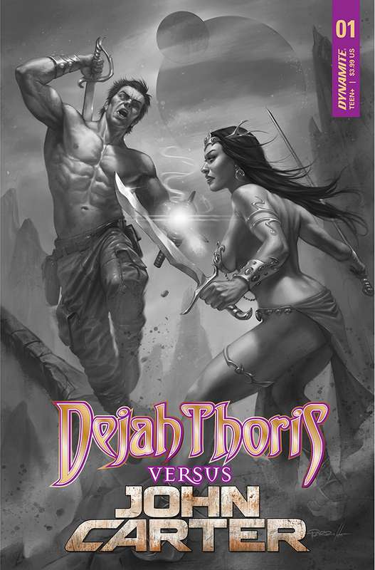 DEJAH THORIS VS JOHN CARTER OF MARS #1 CVR K 1:50 RATIO VARIANT PA