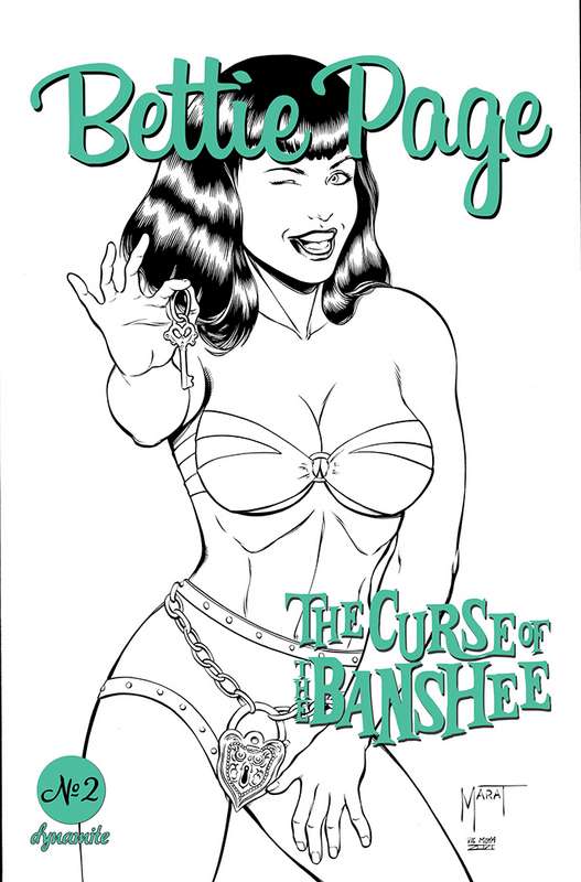 BETTIE PAGE & CURSE OF THE BANSHEE #2 CVR G 1:15 RATIO VARIANT MYC