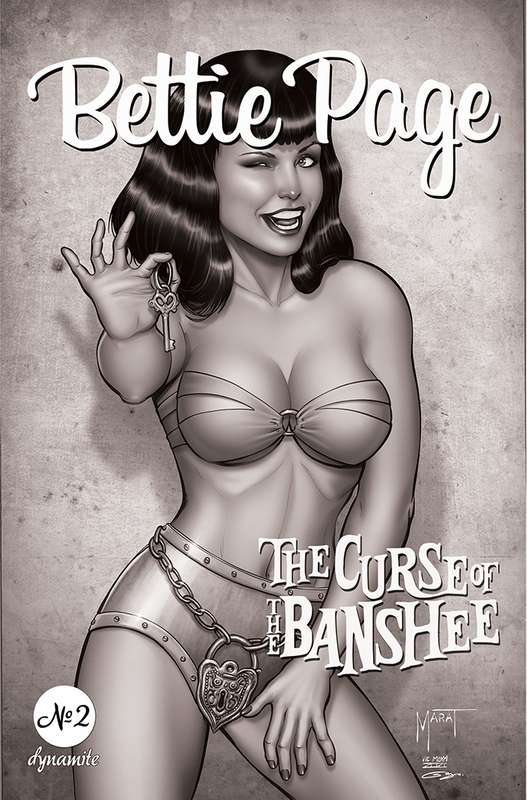 BETTIE PAGE & CURSE OF THE BANSHEE #2 CVR J 1:30 RATIO VARIANT MYC