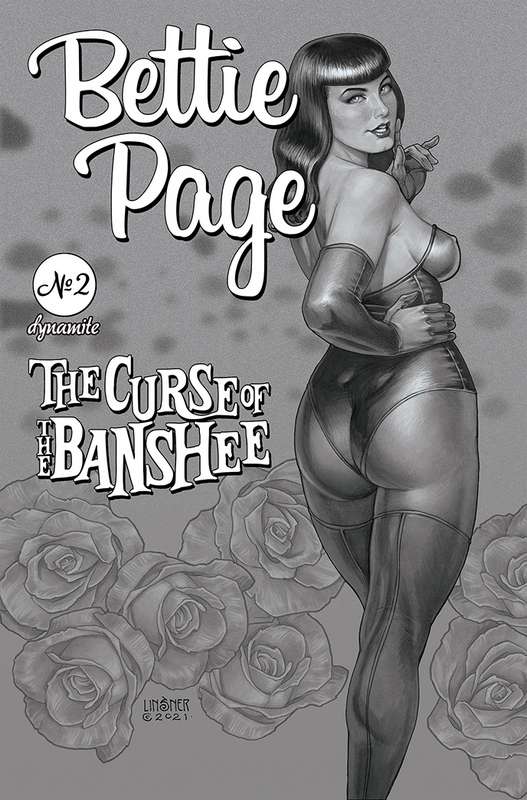 BETTIE PAGE & CURSE OF THE BANSHEE #2 CVR L 1:50 RATIO VARIANT LIN