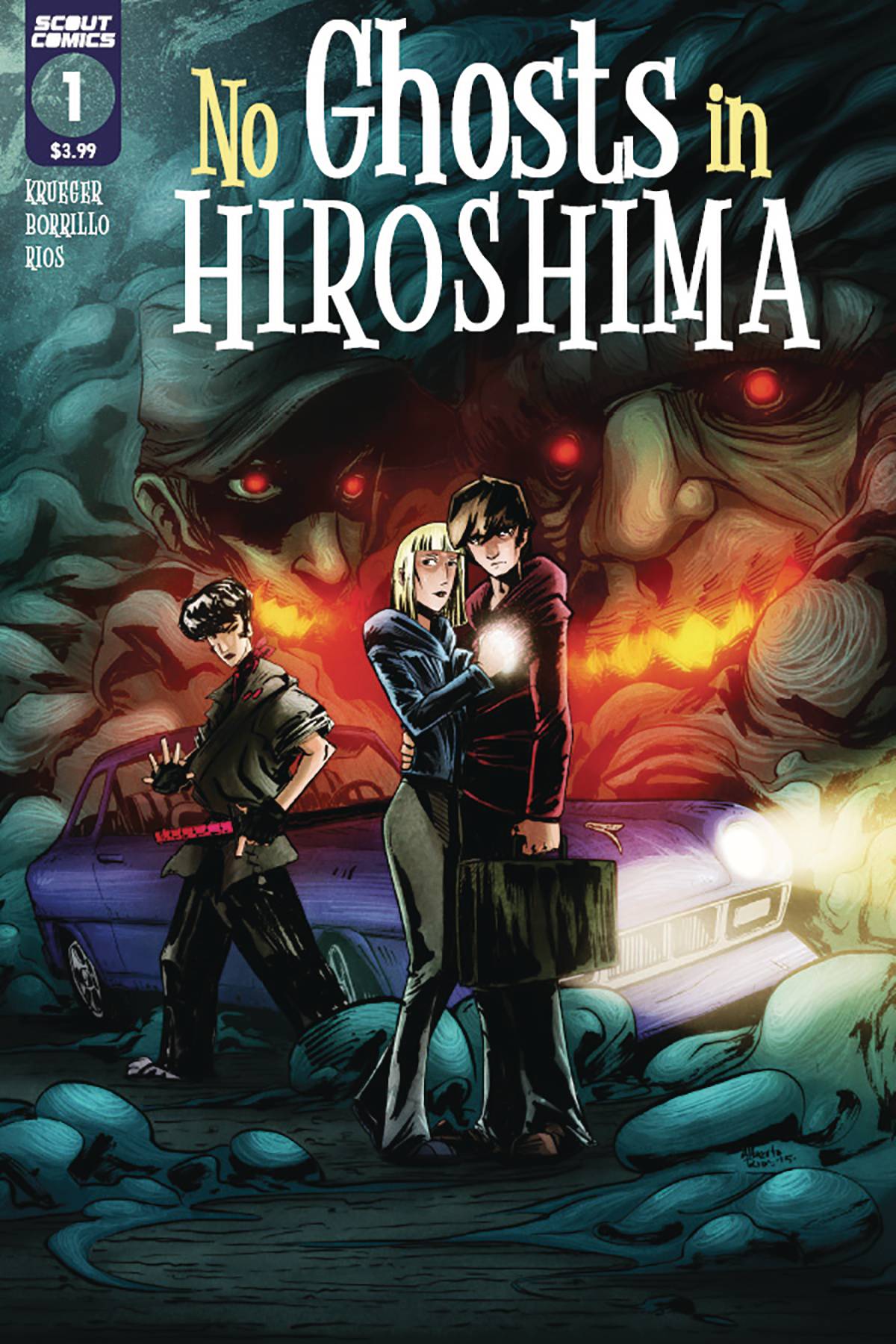 NO GHOSTS IN HIROSHIMA #1 CVR B 1:10 Ratio Variant ALBERTO RIOS