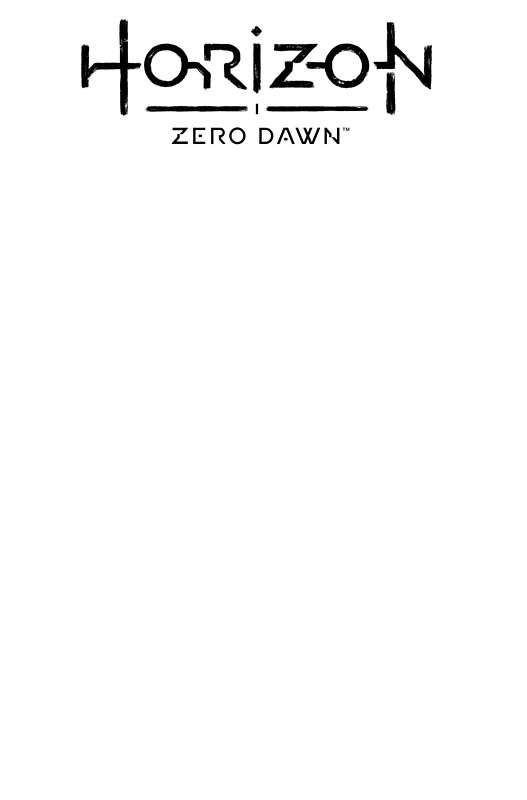 HORIZON ZERO DAWN LIBERATION #1 CVR F BLANK SKETCH