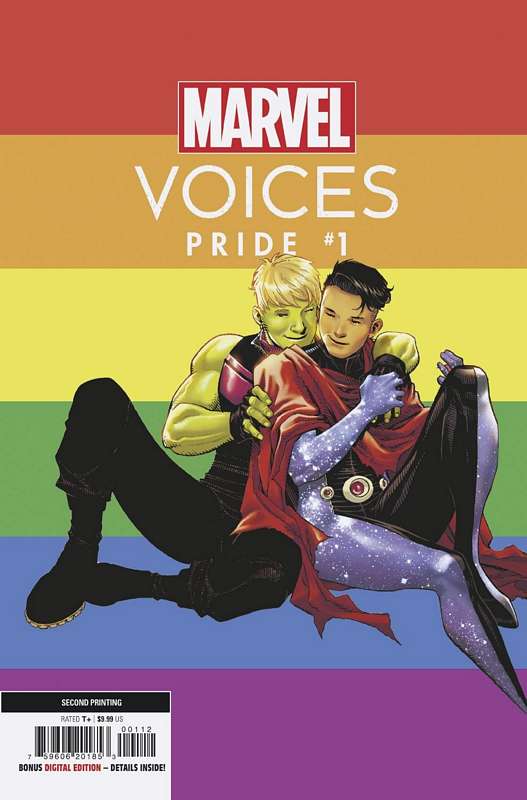 MARVELS VOICES PRIDE #1 2ND PTG VARIANT