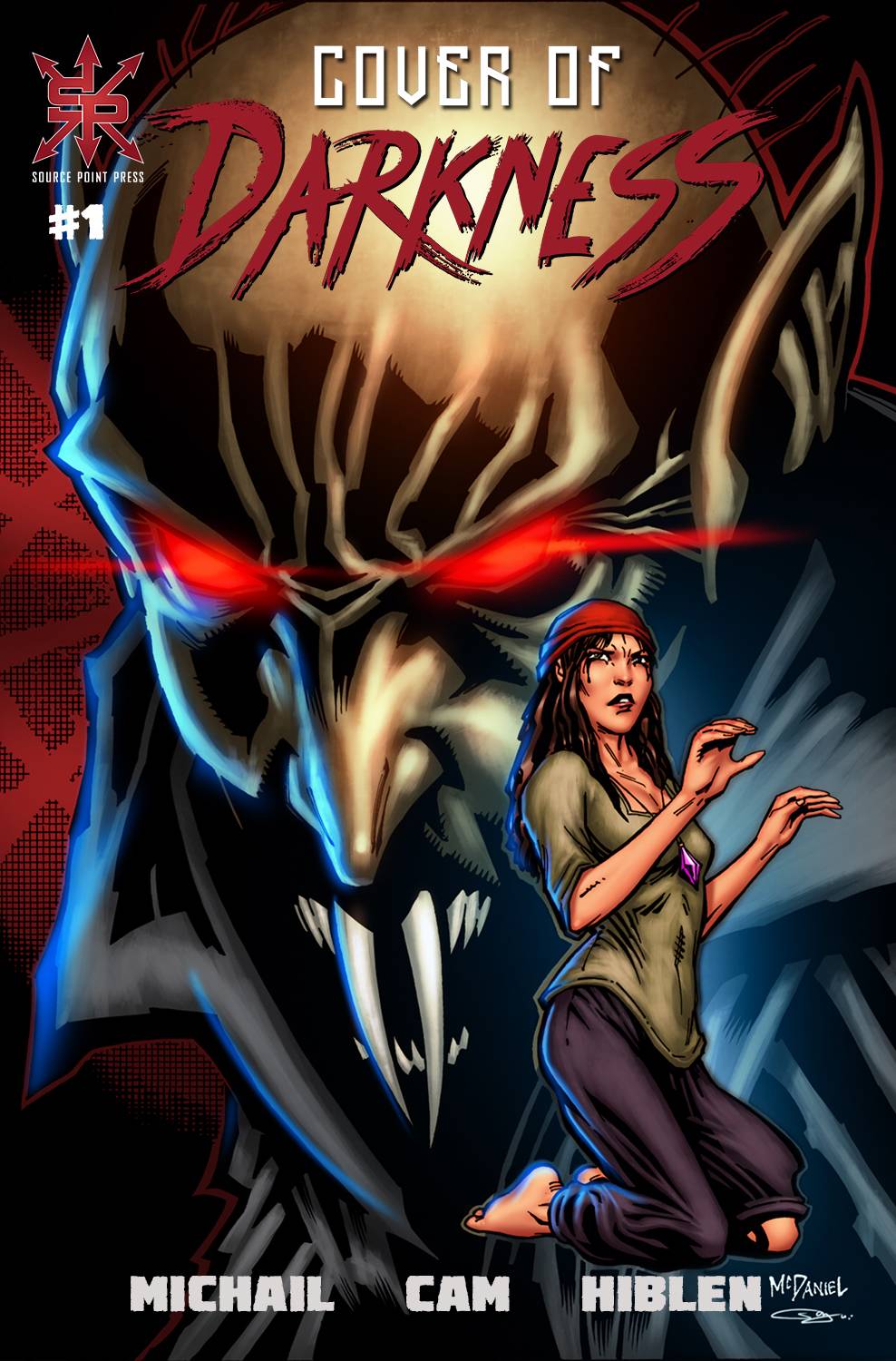 COVER OF DARKNESS #1 CVR B MCDANIEL