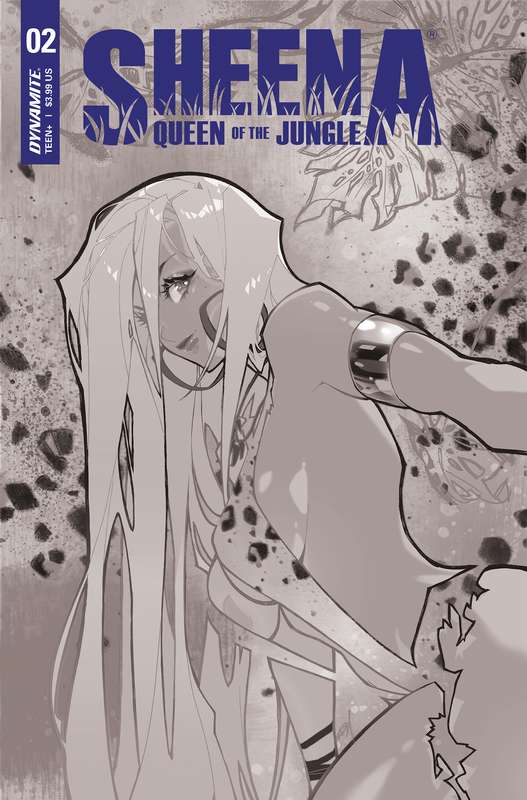 SHEENA QUEEN JUNGLE #2 CVR G 1:20 RATIO VARIANT BESCH B&W