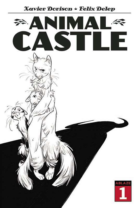 ANIMAL CASTLE #1 CVR F 1:30 DELEP BANGALORE LINE ART RATIO VARIANT