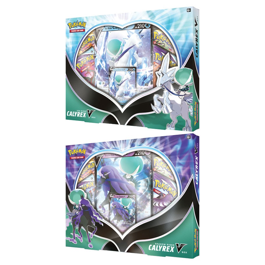 POKEMON TCG (PKM): ICE RIDER CALYREX V BOX (Either SHADOW RIDER or Ice Rider)