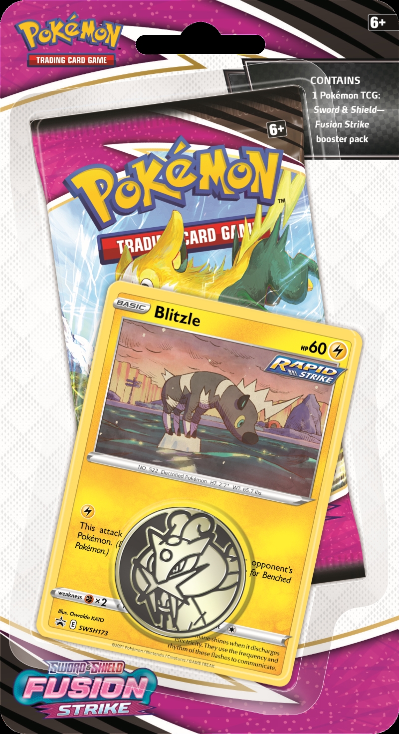 Pokemon TCG (PKMN): FUSION STRIKE CHECKLANE BLISTER PACK