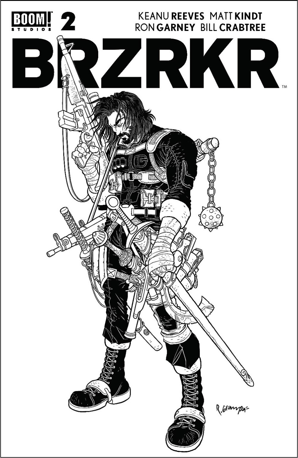 BRZRKR (BERZERKER) #2 CVR A GRAMPA SECRET VARIANT B (MR)