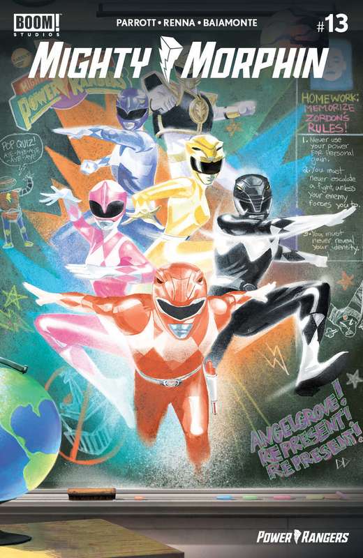 MIGHTY MORPHIN #13 CVR F FOC REVEAL VARIANT DEL MUNDO