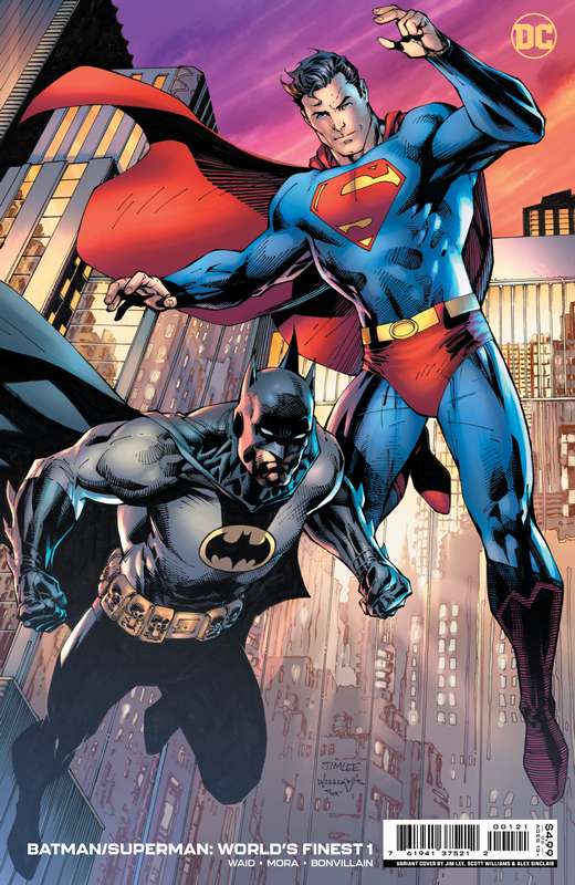 BATMAN SUPERMAN WORLDS FINEST #1 CVR B JIM LEE CARD STOCK VARIANT