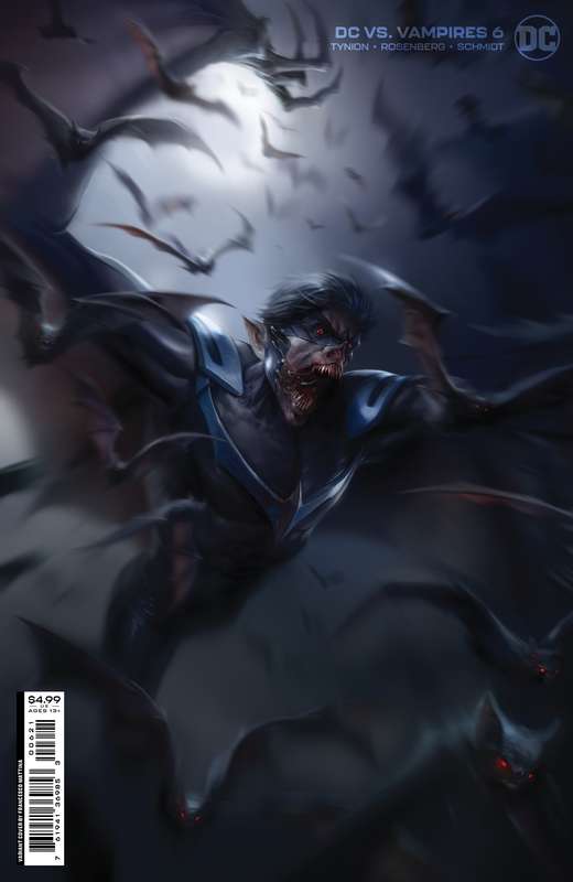 DC VS VAMPIRES #6 (OF 12) CVR B FRANCESCO MATTINA CARD STOCK VAR