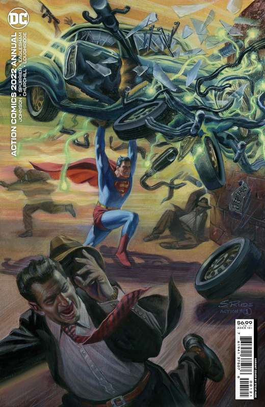 ACTION COMICS 2022 ANNUAL #1 (ONE SHOT) CVR B STEVE RUDE CARD STOCK VARIANT