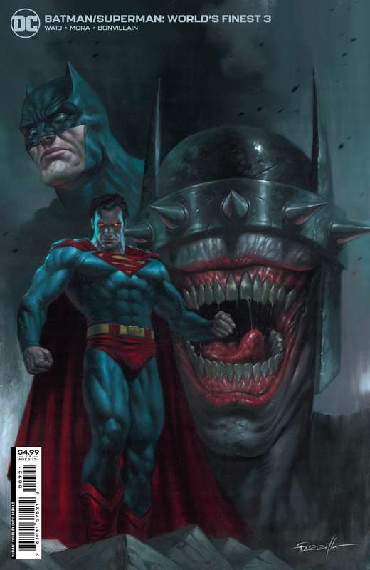 BATMAN SUPERMAN WORLDS FINEST #3 CVR B LUCIO PARRILLO CARD STOCK VARIANT