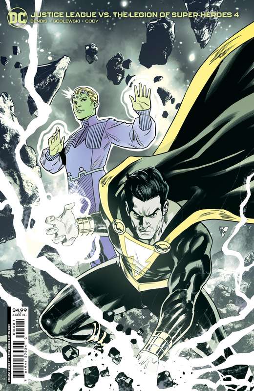 JUSTICE LEAGUE VS THE LEGION OF SUPER-HEROES #4 (OF 6) CVR B TRAVIS MOORE CARD STOCK VARIANT