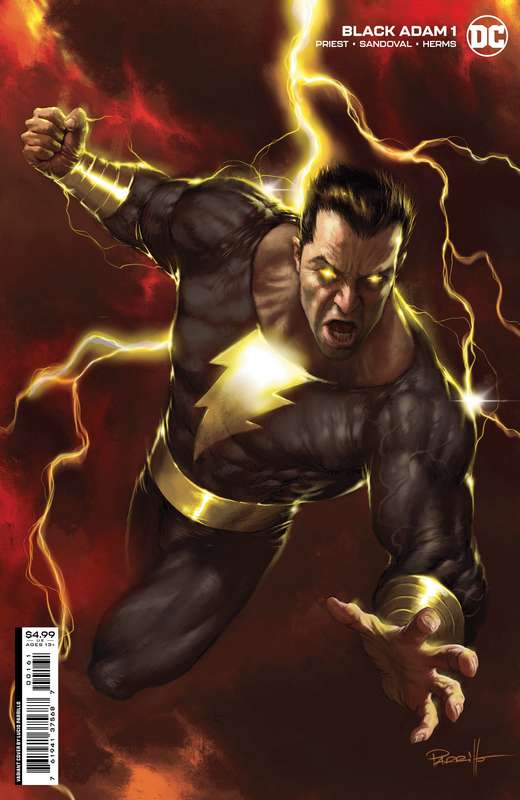 BLACK ADAM #1 CVR C LUCIO PARRILLO CARD STOCK VARIANT