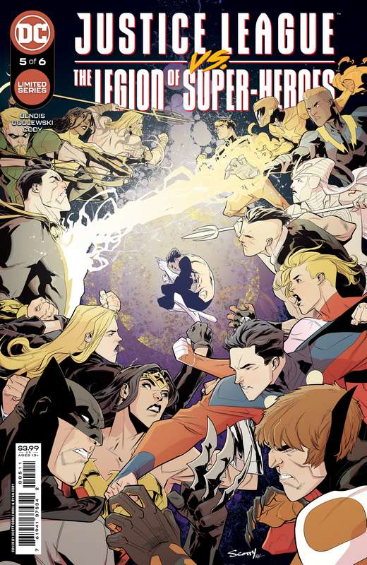 JUSTICE LEAGUE VS THE LEGION OF SUPER-HEROES #5 (OF 6) CVR A SCOTT GODLEWSKI