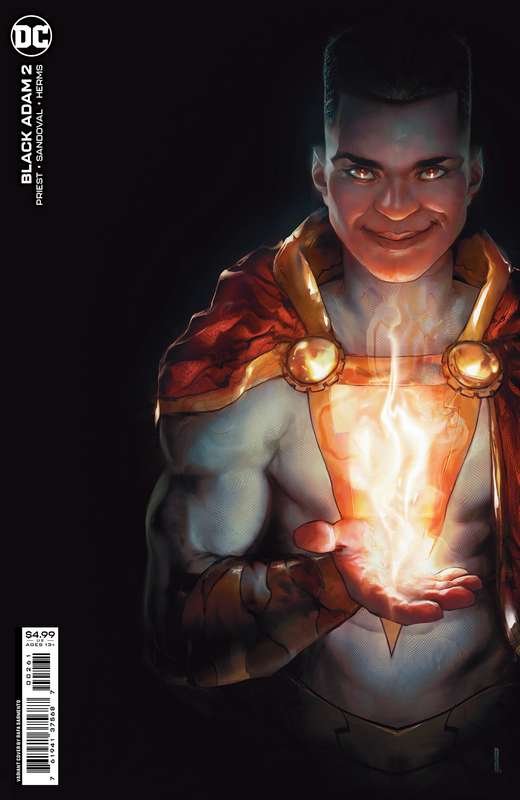 BLACK ADAM #2 CVR E RAFAEL SARMENTO CARD STOCK VARIANT