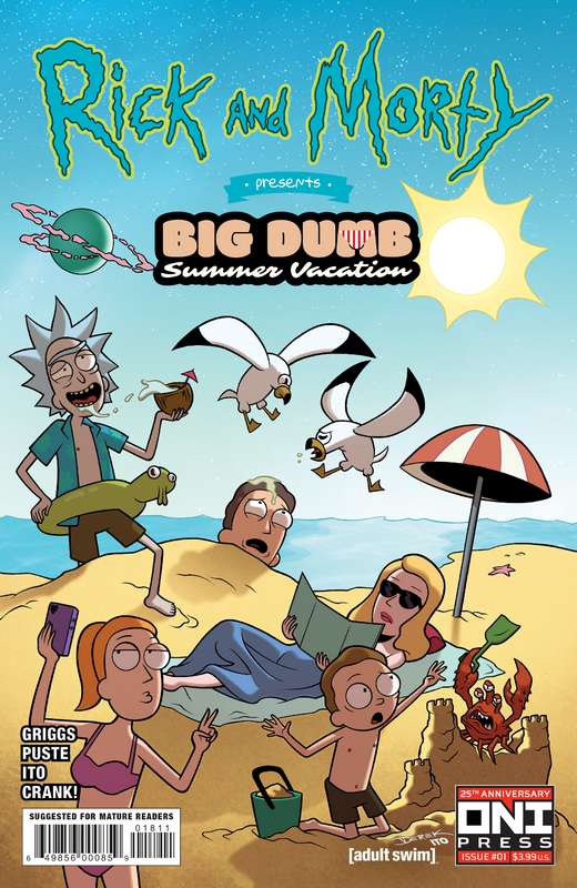 RICK AND MORTY PRESENTS BIG DUMB SUMMER VACATION #1 CVR A DEREK FRIDOLFS