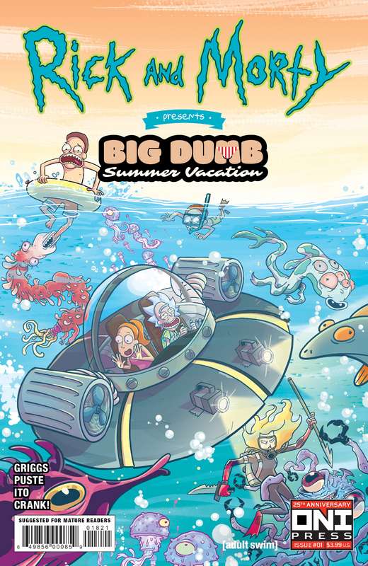 RICK AND MORTY PRESENTS BIG DUMB SUMMER VACATION #1 CVR B FRED C STRESING VARIANT