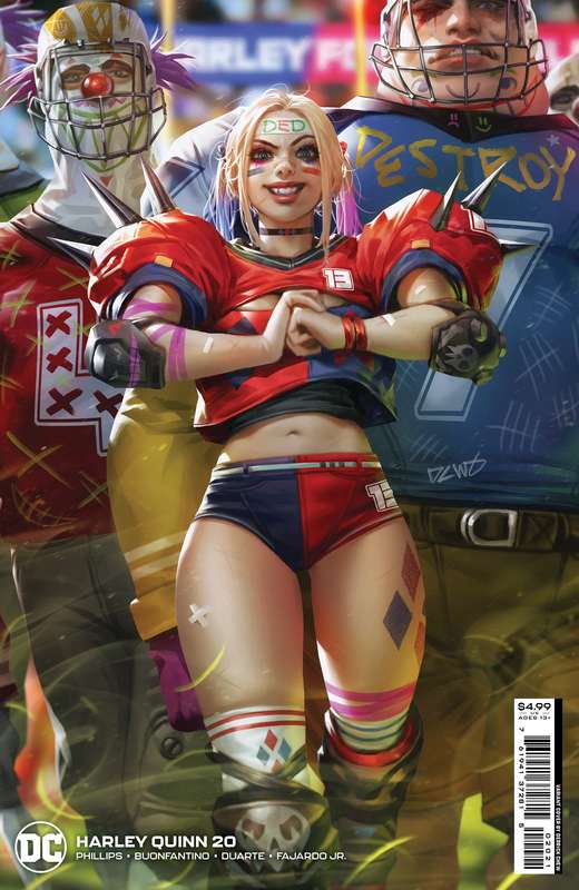 HARLEY QUINN #20 CVR B DERRICK CHEW CARD STOCK VARIANT