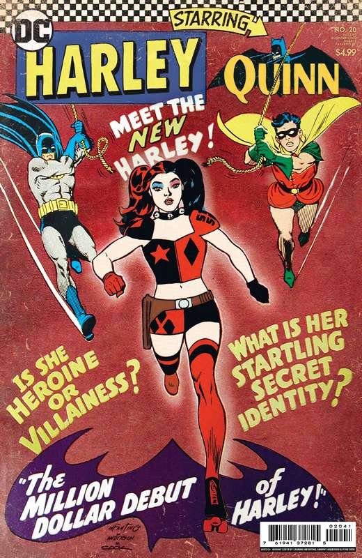 HARLEY QUINN #20 CVR C RYAN SOOK HOMAGE CARD STOCK VARIANT