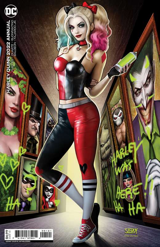 HARLEY QUINN 2022 ANNUAL #1 (ONE SHOT) CVR B NATHAN SZERDY CARD STOCK VARIANT