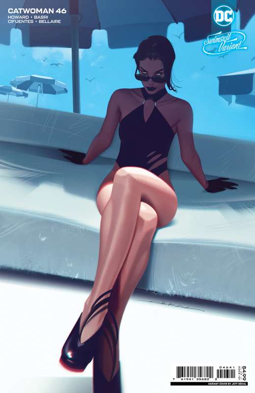 CATWOMAN #46 CVR C JEFF DEKAL SWIMSUIT CARD STOCK VARIANT