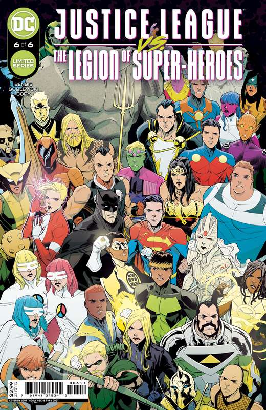 JUSTICE LEAGUE VS THE LEGION OF SUPER-HEROES #6 (OF 6) CVR A SCOTT GODLEWSKI