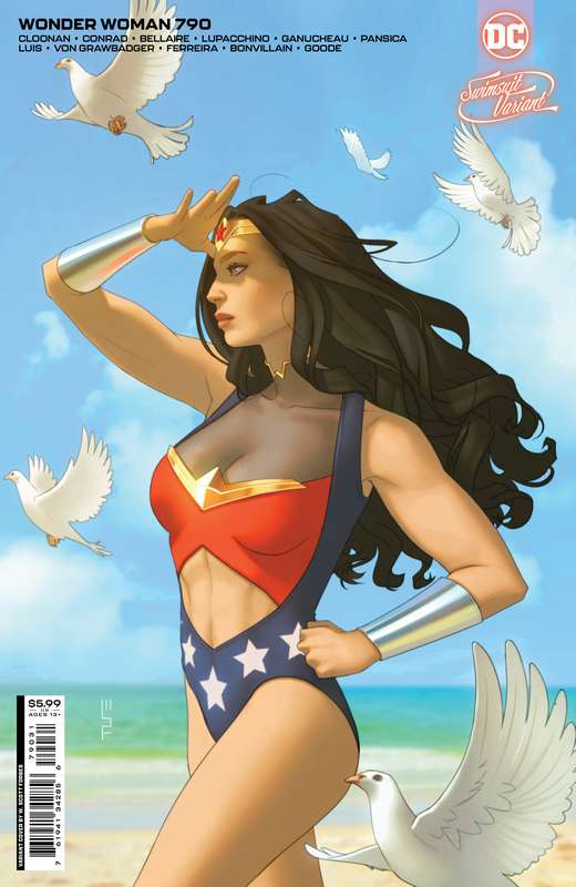 WONDER WOMAN #790 CVR C W SCOTT FORBES SWIMSUIT CARD STOCK VARIANT