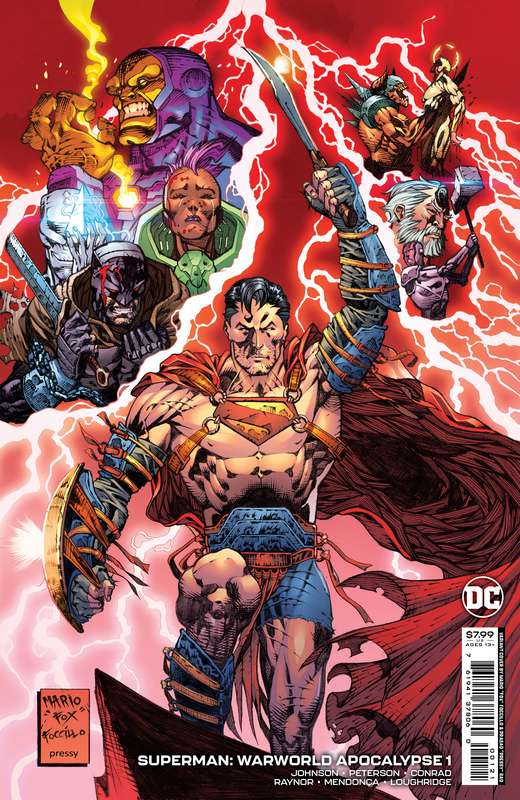 SUPERMAN WARWORLD APOCALYPSE #1 (ONE SHOT) CVR B MARIO FOX FOCCILLO CARD STOCK VARIANT