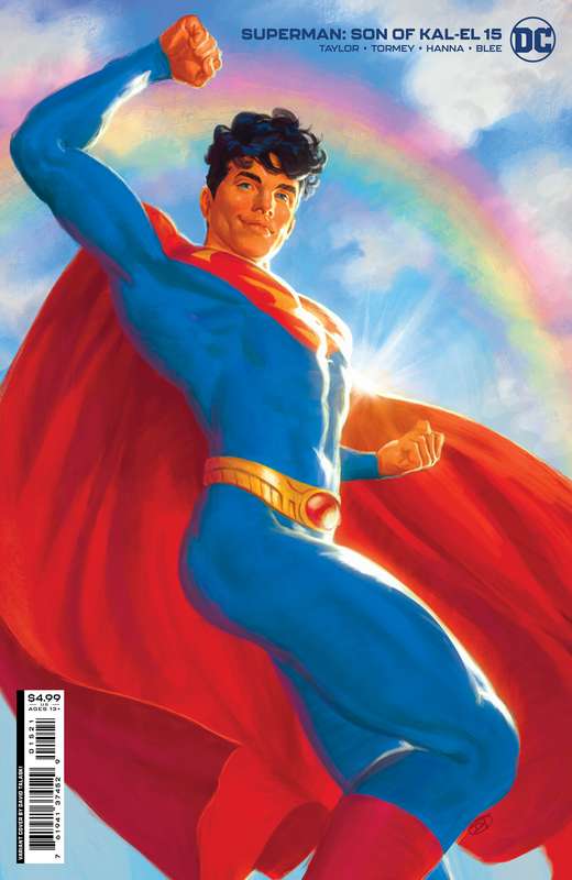 SUPERMAN SON OF KAL-EL #15 CVR B DAVID TALASKI CARD STOCK VARIANT