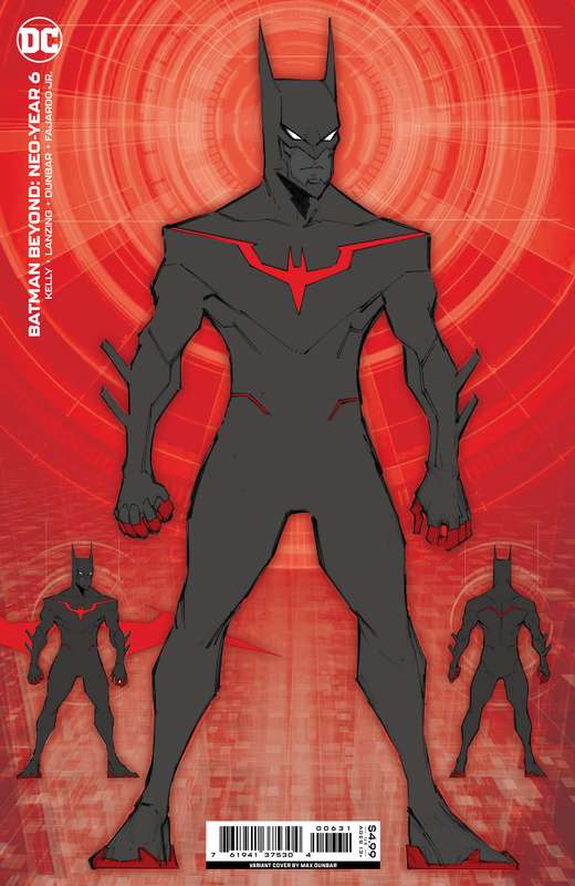 BATMAN BEYOND NEO-YEAR #6 (OF 6) CVR C MAX DUNBAR DESIGN CARD STOCK VARIANT