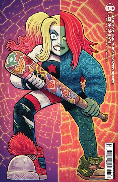 HARLEY QUINN THE ANIMATED SERIES LEGION OF BATS #1 (OF 6) CVR B DAN HIPP CARD STOCK VARIANT (MR)