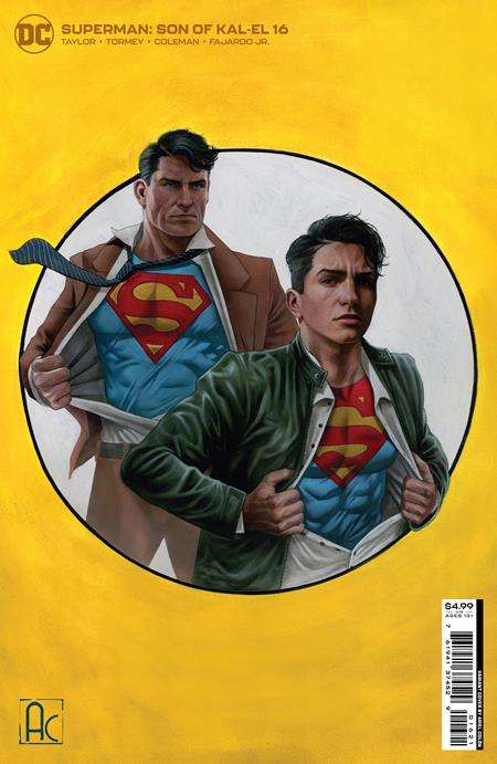 SUPERMAN: SON OF KAL-EL #16 CVR B ARIEL COLON CARD STOCK VARIANT (KAL-EL RETURNS)