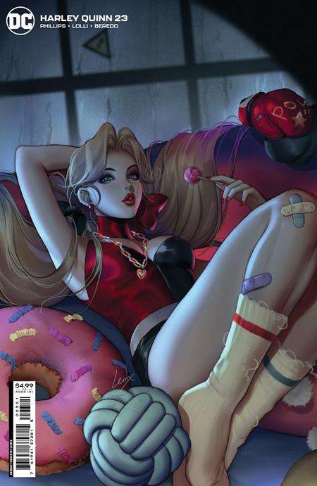 HARLEY QUINN #23 CVR B LESLEY LEIRIX LI CARD STOCK VARIANT