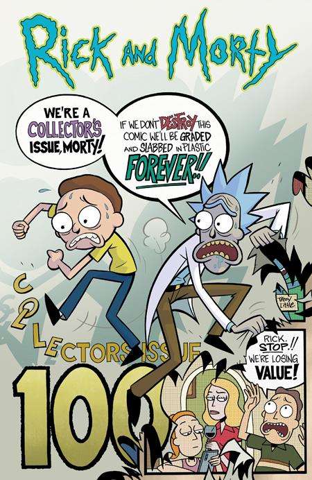 RICK AND MORTY #100 CVR A TROY LITTLE