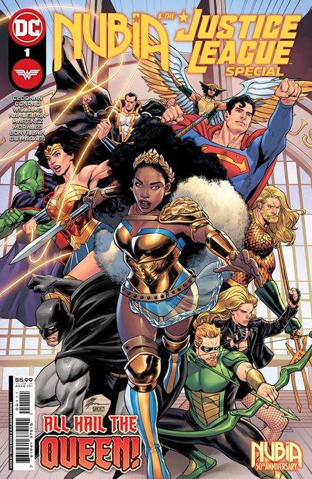 NUBIA AND THE JUSTICE LEAGUE SPECIAL #1 (ONE SHOT) CVR A TRAVIS MOORE