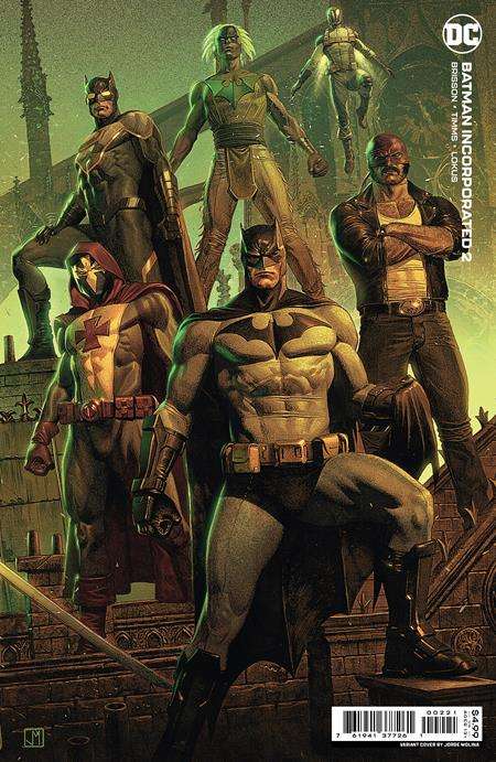 BATMAN INCORPORATED #2 CVR B JORGE MOLINA CARD STOCK VARIANT