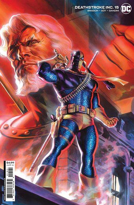 DEATHSTROKE INC #15 CVR B FELIPE MASSAFERA CARD STOCK VARIANT