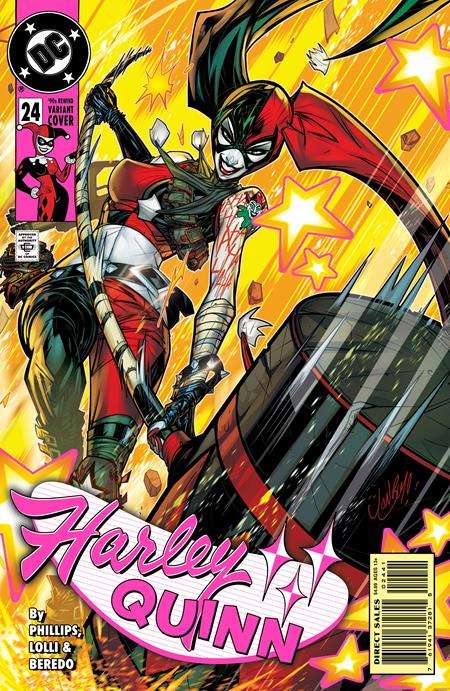 HARLEY QUINN #24 CVR C JONBOY MEYERS 90S COVER MONTH CARD STOCK VARIANT