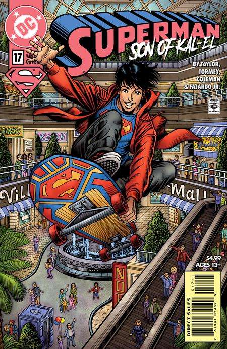 SUPERMAN SON OF KAL-EL #17 CVR C STEVEN BUTLER 90S COVER MONTH CARD STOCK VARIANT (KAL-EL RETURNS)