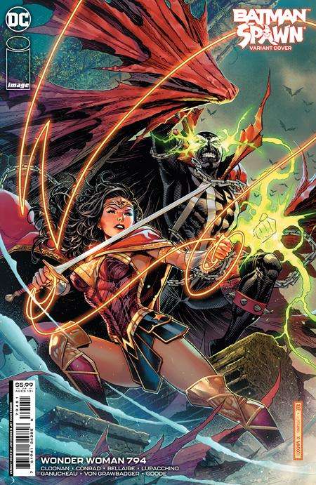 WONDER WOMAN #794 CVR E JIM CHEUNG DC SPAWN CARD STOCK VARIANT