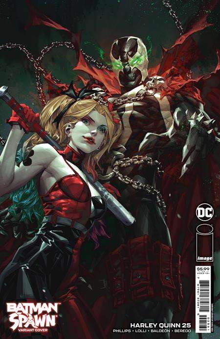 HARLEY QUINN #25 CVR F KAEL NGU DC SPAWN CARD STOCK VARIANT