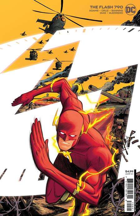 FLASH #790 CVR B DANIEL BAYLISS CARD STOCK VARIANT