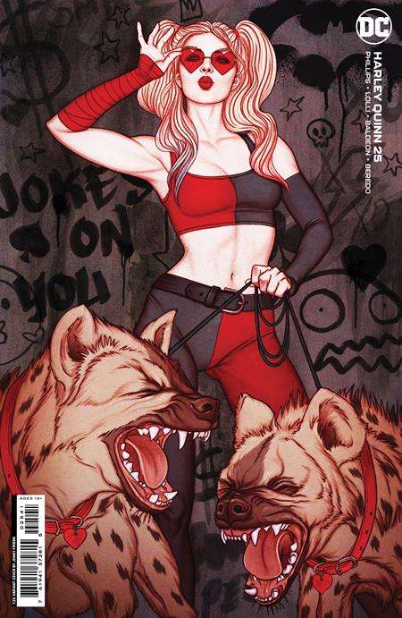 HARLEY QUINN #25 CVR D INC 1:25 JENNY FRISON CARD STOCK VARIANT