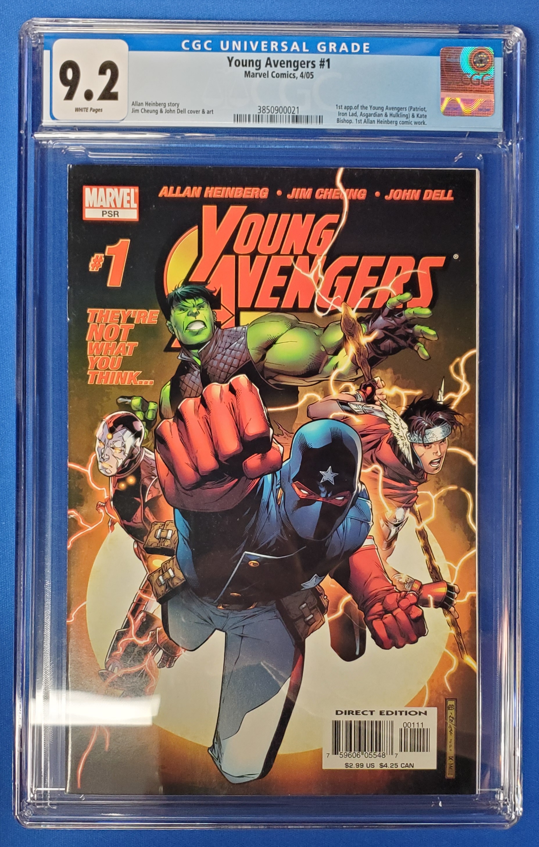 Young Avengers #1 CGC 9.2